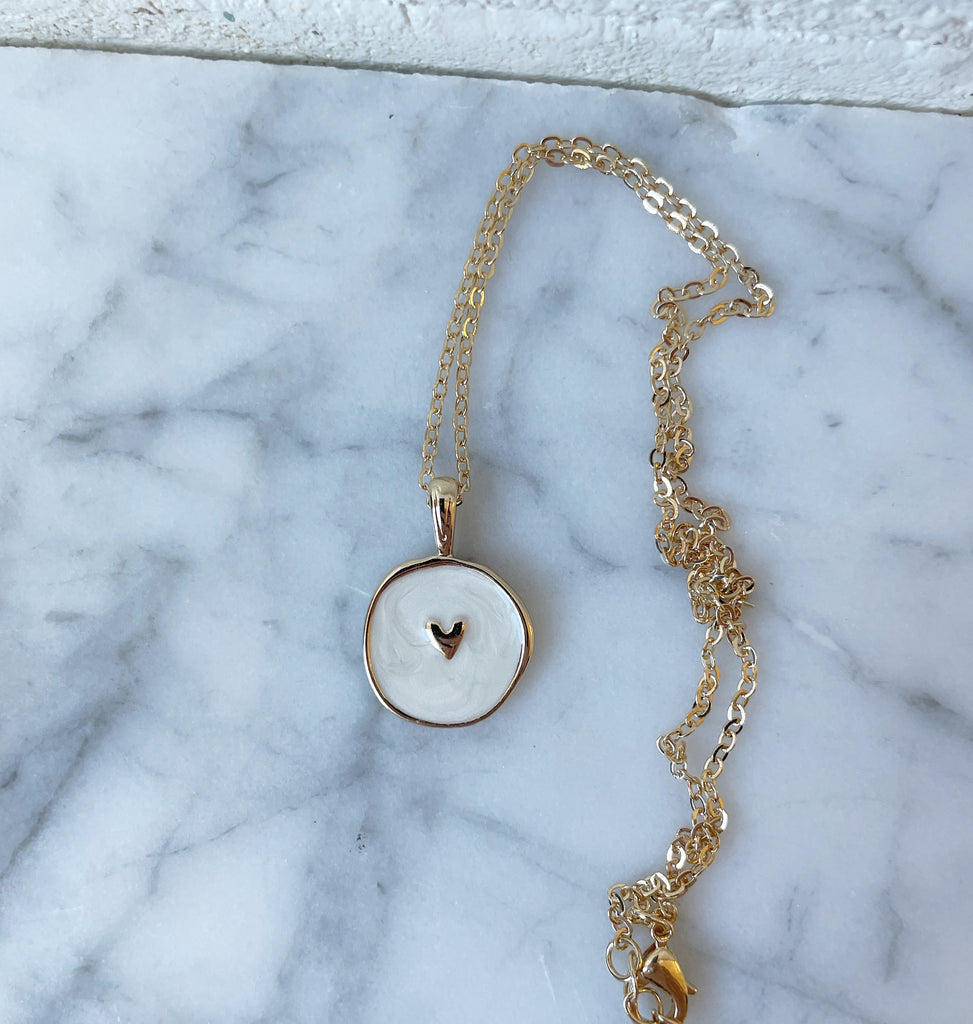 Jules heart necklace